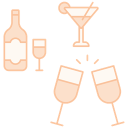 Champagne flutes  Icon