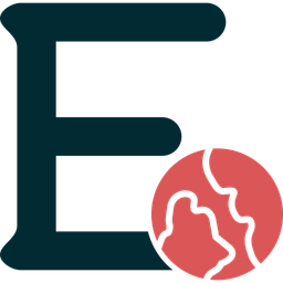 Capital e  Icon