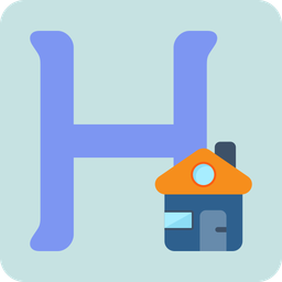 Capital h  Icon