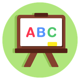 Aprendizaje abc  Icono