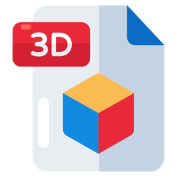 Arquivo 3D  Ícone