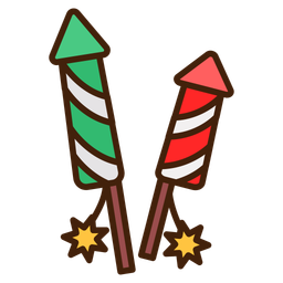 Easter Fire Works  Icon