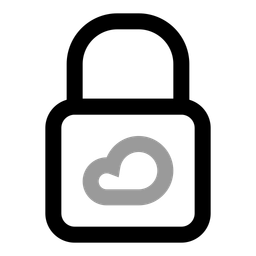 Security cloud  Icon