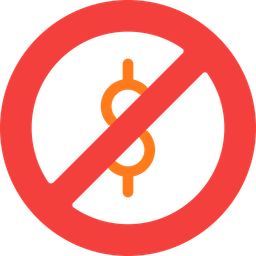 Cash forbidden  Icon