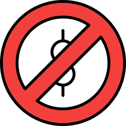 Cash forbidden  Icon