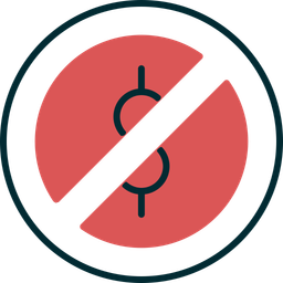 Cash forbidden  Icon