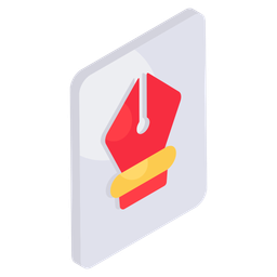 Bezier File  Icon