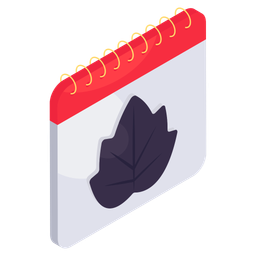 Autumn Calendar  Icon