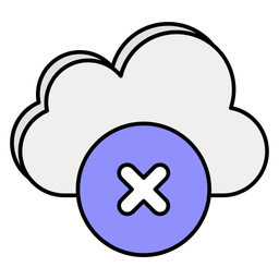 Cloud Close  Icon