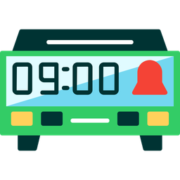 Digital clock  Icon