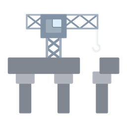 Construção de ponte  Ícone