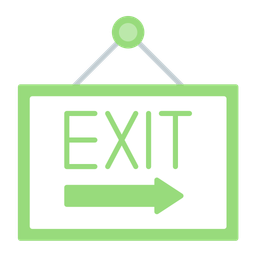 Emergency Exit  Icon