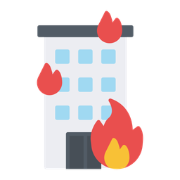 Building Fire  Icon