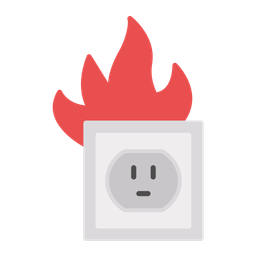 Electricity Fire  Icon