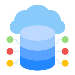 Cloud Database  Icon