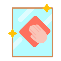 Cleaning Glass  Icon