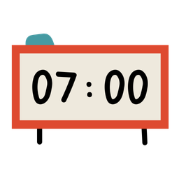 Digital clock  Icon