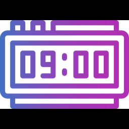 Digital clock  Icon