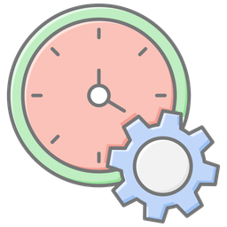 Clock settings  Icon