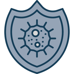 Bacteria shield  Icon