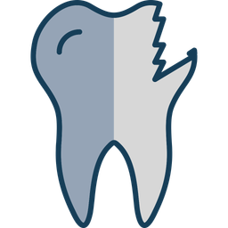 Broken tooth  Icon