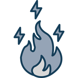 Electric Fire  Icon