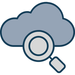 Cloud search  Icon