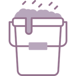 Cleaning bucket  Icon