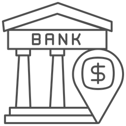 Bank-location  Icon