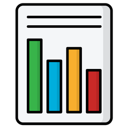 Gráfico de barras  Ícone