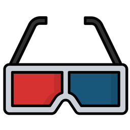 D Glasses  Icon