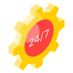 24 hour service  Icon