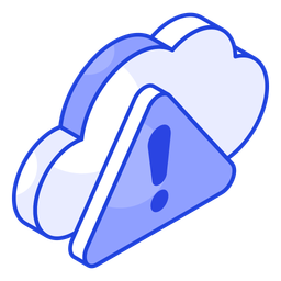 Cloud Alert  Icon