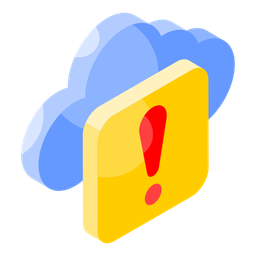 Cloud Alert  Icon