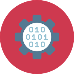 Binary Gear  Icon