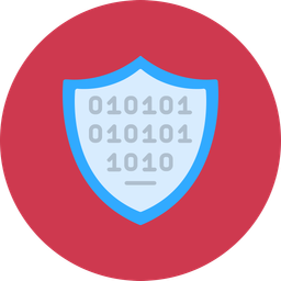 Binary Shield  Icon