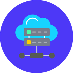 Cloud Database  Icon