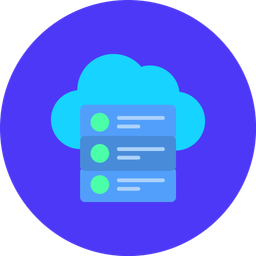 Cloud Database  Icon