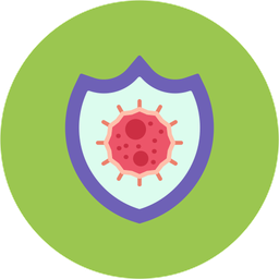 Bacteria Shield  Icon