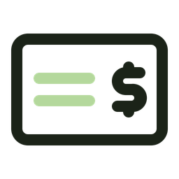 Bank check  Icon