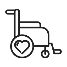 Accessible Aid Wheelchair  Icon