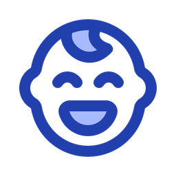 Baby boy laugh  Icon