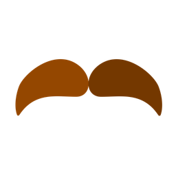 Classic mustache  Icon