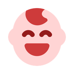 Baby boy laugh  Icon