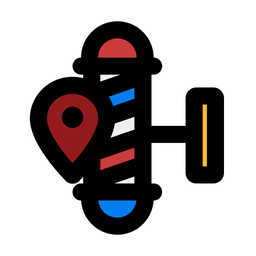 Barber shop location  Icon