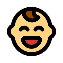 Baby boy laugh  Icon