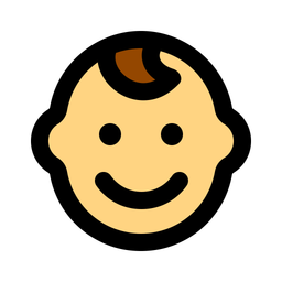 Baby boy smile  Icon