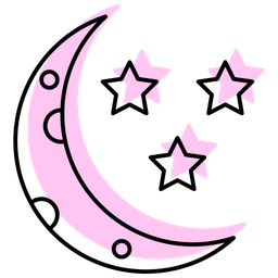 Luna creciente  Icono