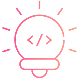 Code Idea Bulb Coding Idea Icon