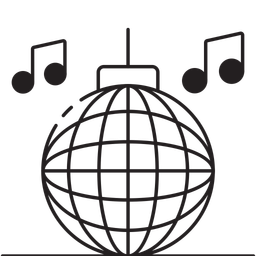 Bola de discoteca  Ícone